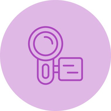 Video kamera simgesi vektör çizim 