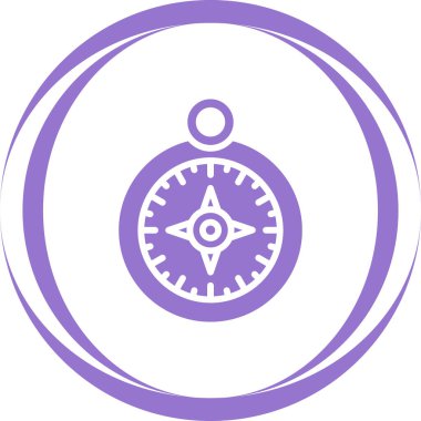 pusula simgesi web basit illüstrasyon