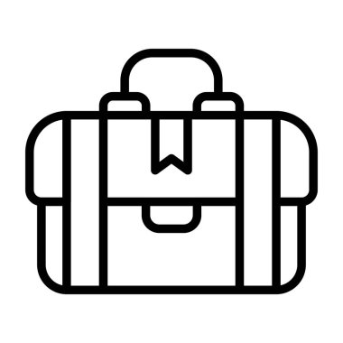 Evrak Çantası'nı web simge vektör çizim