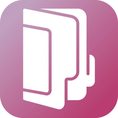 dizin web simgesi, basit vektör illüstrasyonu