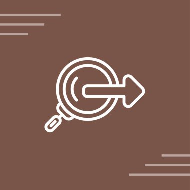 Ara. Web simgesi basit tasarım