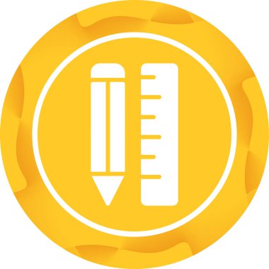 Kırtasiye simgesi, basit vektör illüstrasyonu 