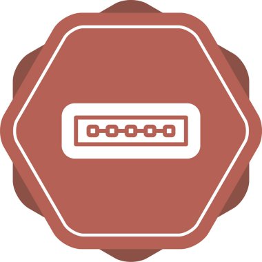 usb simgesi, vektör illüstrasyonu basit tasarım