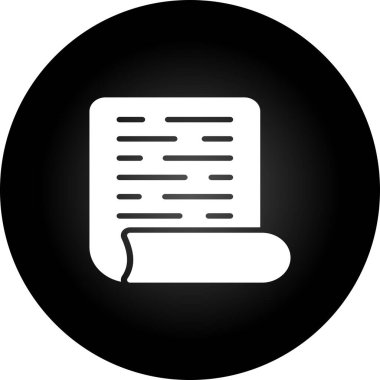 Curl simgesi ile Sayfanın vektör simgesi 