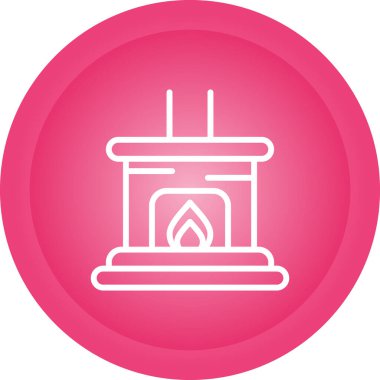 Fırın simgesinin vektör illüstrasyonu