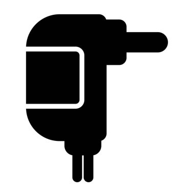 elektrik dolgu simgesi web illüstrasyonu