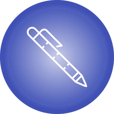 kalem simgesi, vektör illüstrasyonu basit tasarım