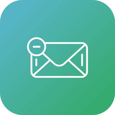 Simge işaret vektörü illüstrasyonunu sil 