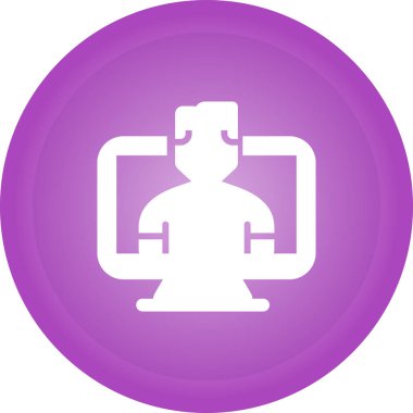 bilgisayar simgesi, vektör illüstrasyonu basit tasarım