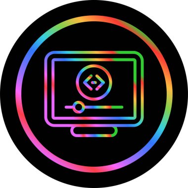 Basit gösterim meta veri web simgesi