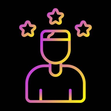 kullanıcı deneyimi simgesi vektör illüstrasyonu 