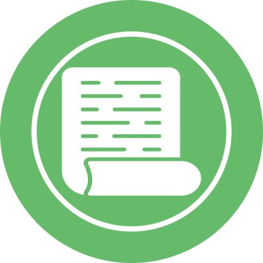 Curl simgesi ile Sayfanın vektör simgesi 