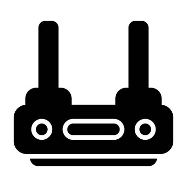 router vektör simgesi, tasarım taslağı 