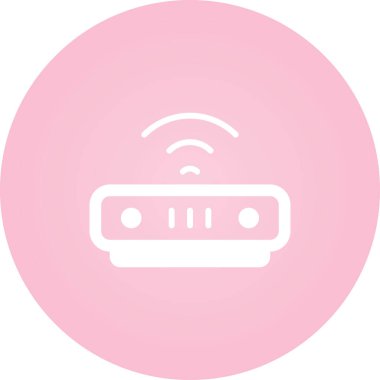 Yönlendirici. Web simgesi basit illüstrasyon 