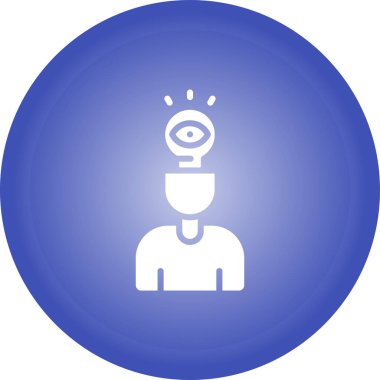 Görsel Düşünme Ağı vektör çizimi