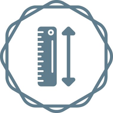 vektör çizim ölçek simgesi