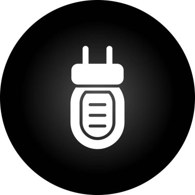 Kapasitör web simgesinin vektör illüstrasyonu