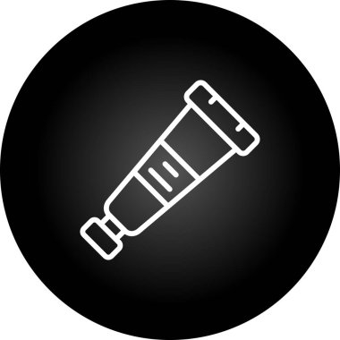 diş macunu web simgesi vektör çizimi 