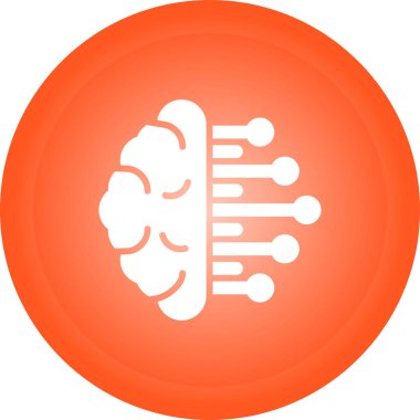  İş Zekası web simgesi vektör illüstrasyonu 