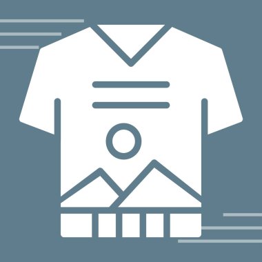 t-shirt simgesi, vektör illüstrasyonu basit tasarım