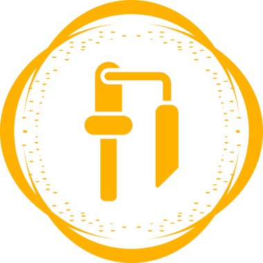 Ateşleyici Vektör Satır Simgesi Tasarımı