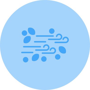 Rüzgar simgesinin vektör illüstrasyonu