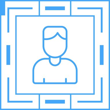 Hasta web simgesi vektör illüstrasyonu