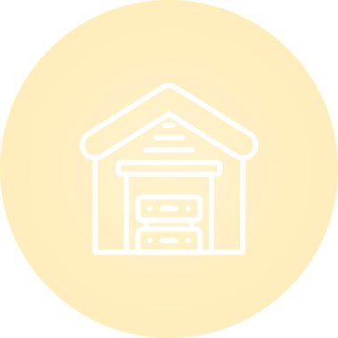 Veri Deposu Web simgesi basit illüstrasyon