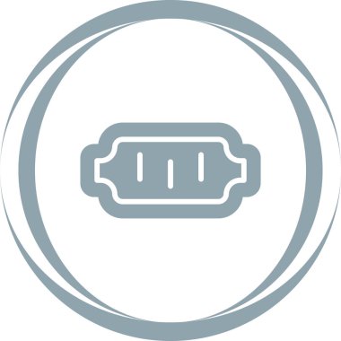 Pil. Web simgesi basit illüstrasyon 