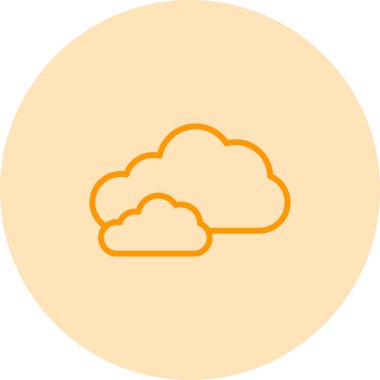 bulut web simgesi basit illüstrasyon