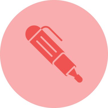 İşaretleyici Kalem Web simgesi basit illüstrasyon