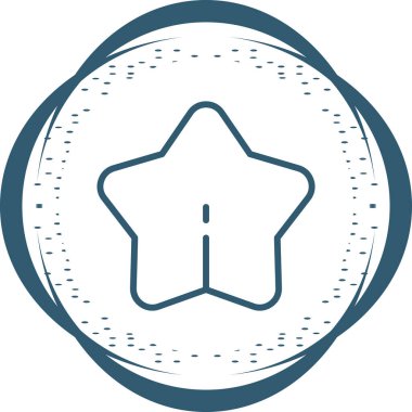 yıldız simgesi, vektör çizimi