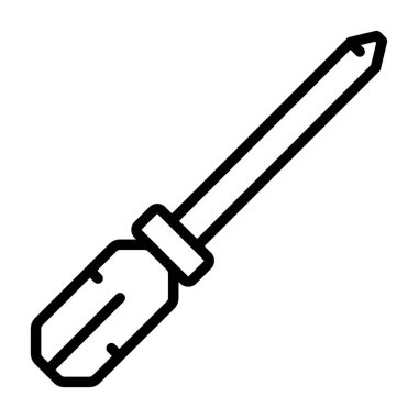 tornavida web simgesi, vektör çizim