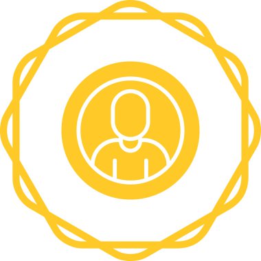 kullanıcı web simgesi, basit vektör illüstrasyonu