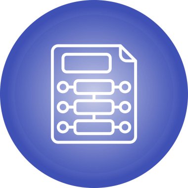 Infographic web simgesinin vektör illüstrasyonu