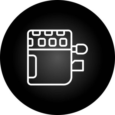 Düz Aktarım simgesi. vektör illüstrasyonu