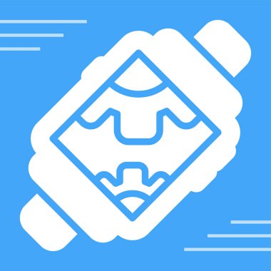 Modern Smartwatch simgesinin vektör çizimi    