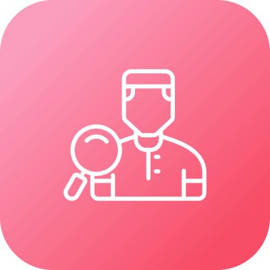 kullanıcı web simgesi, basit vektör illüstrasyonu