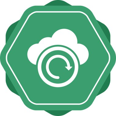 Bulut Yedekleme vektör çizimi 