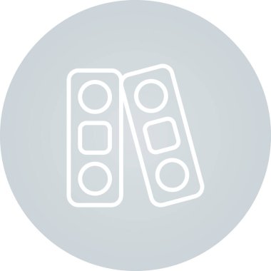 Dosya Dizini Web simgesi basit illüstrasyon