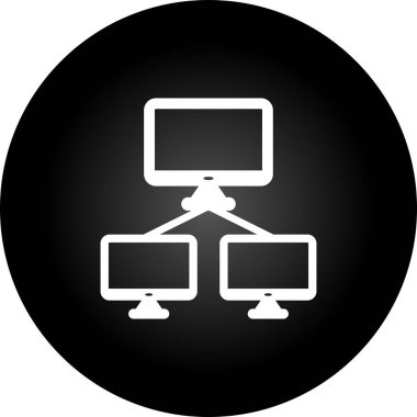 Ağ İzleme Vektörü Simgesi Beyaz Arkaplanda İzole Edildi 