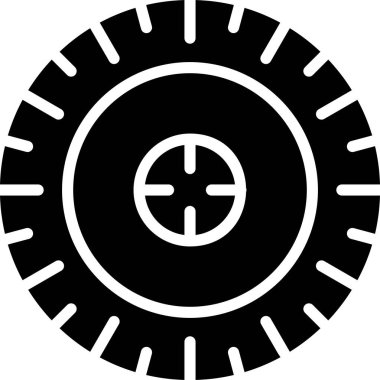 Hedef simgenin vektör illüstrasyonu 