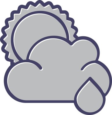 bulut web simgesi basit illüstrasyon