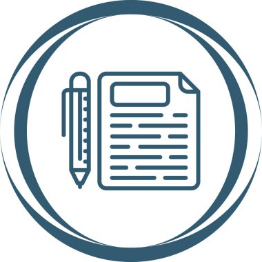 Sözleşmeli ağ simgesi, vektör illüstrasyonu