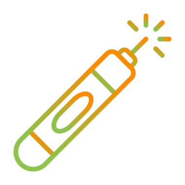 Lazer Pointer Simgesi Clipart Avatar Logotype İzole Vektör İllüstrasyonu