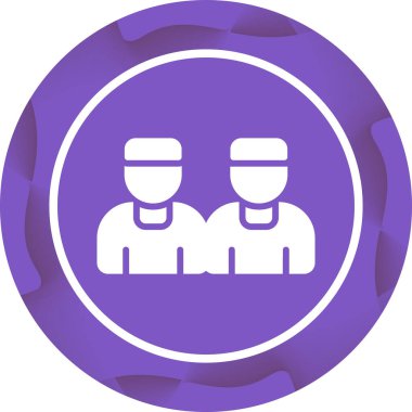 Kullanıcı simgesinin vektör illüstrasyonu