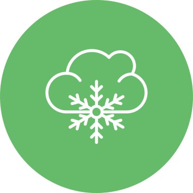 bulut web simgesi basit illüstrasyon