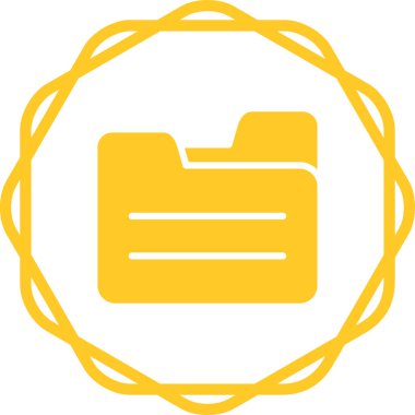 Dizin Açık Web simgesi, basit vektör illüstrasyonu