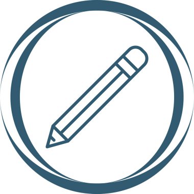 Kalem. Web simgesi basit tasarım