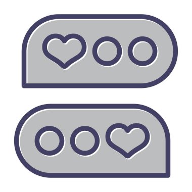 kalp simgesi, web basit illüstrasyon